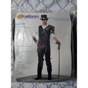 Steampunk Adventurer Men Outfit Adult Costume